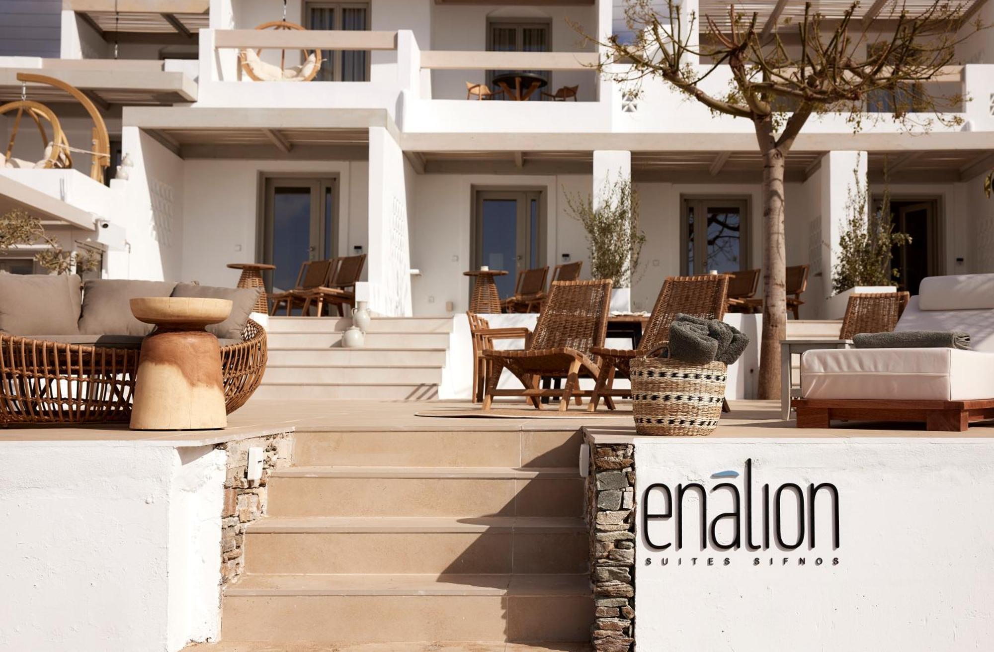 Enalion Suites Sifnos Platis Gialos  ภายนอก รูปภาพ